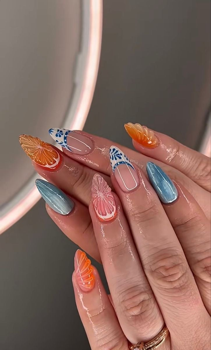 Coastal Citrus - Impress Me Nails