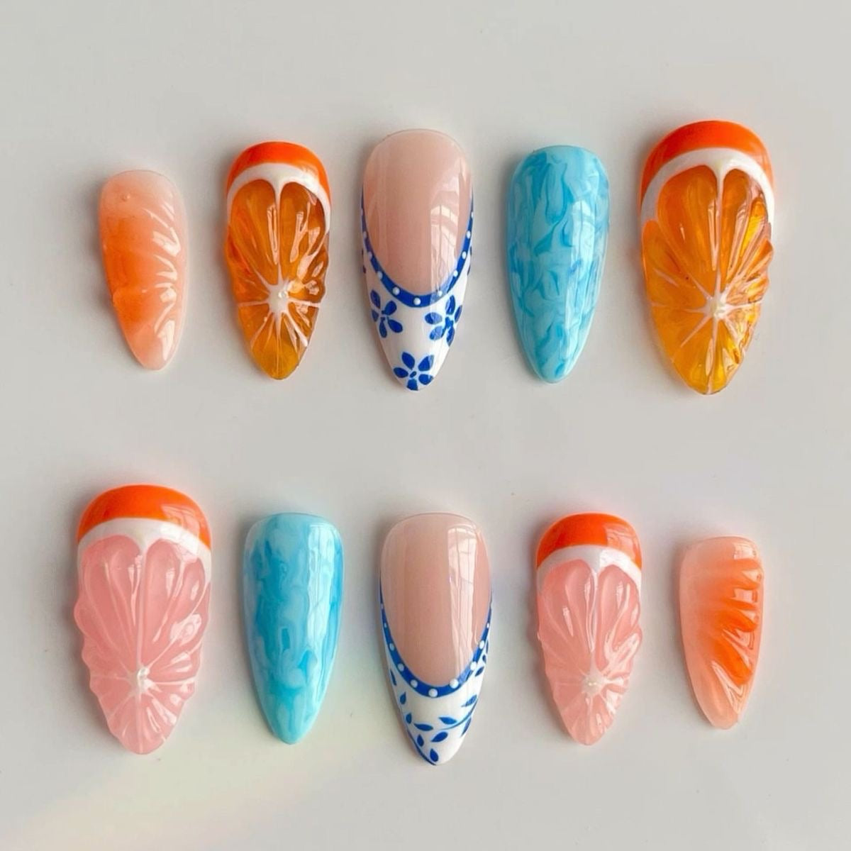 Coastal Citrus - Impress Me Nails