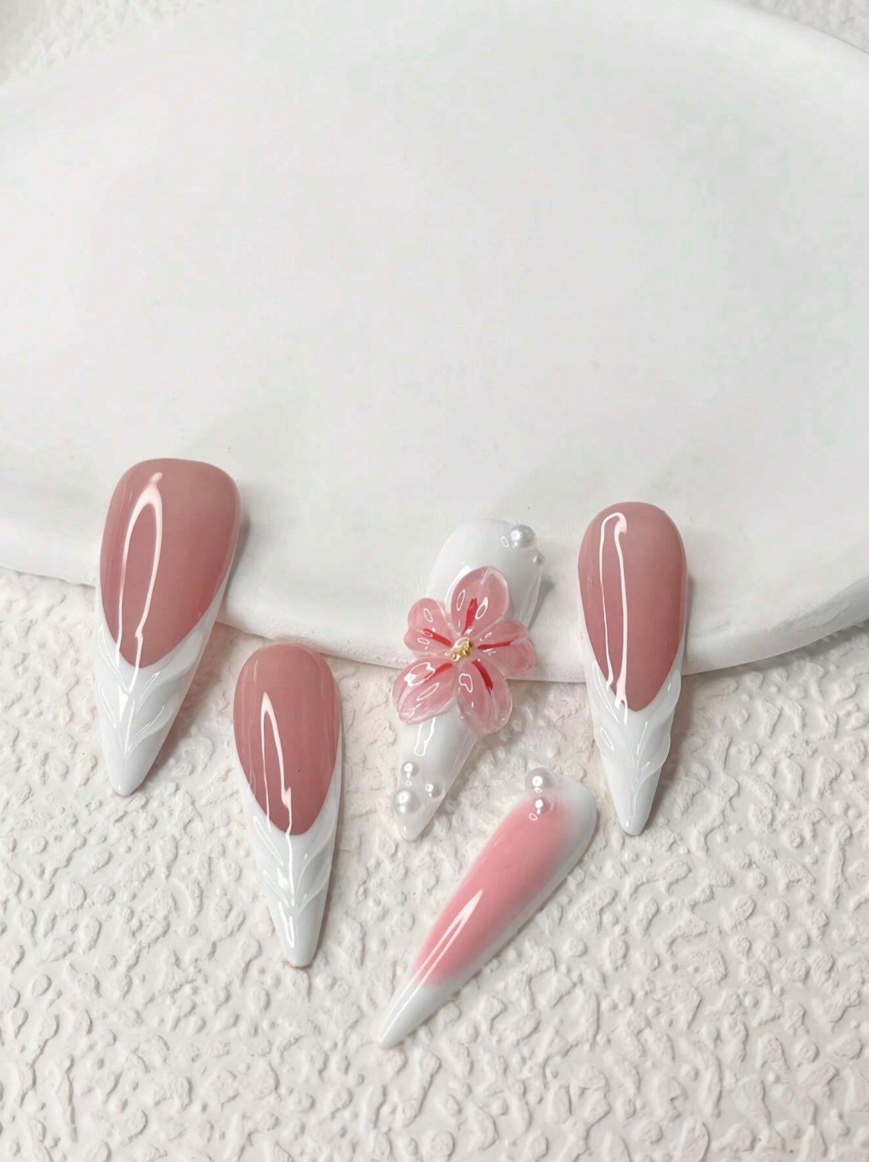 Pink Sakura - Impress Me Nails