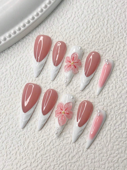 Pink Sakura - Impress Me Nails