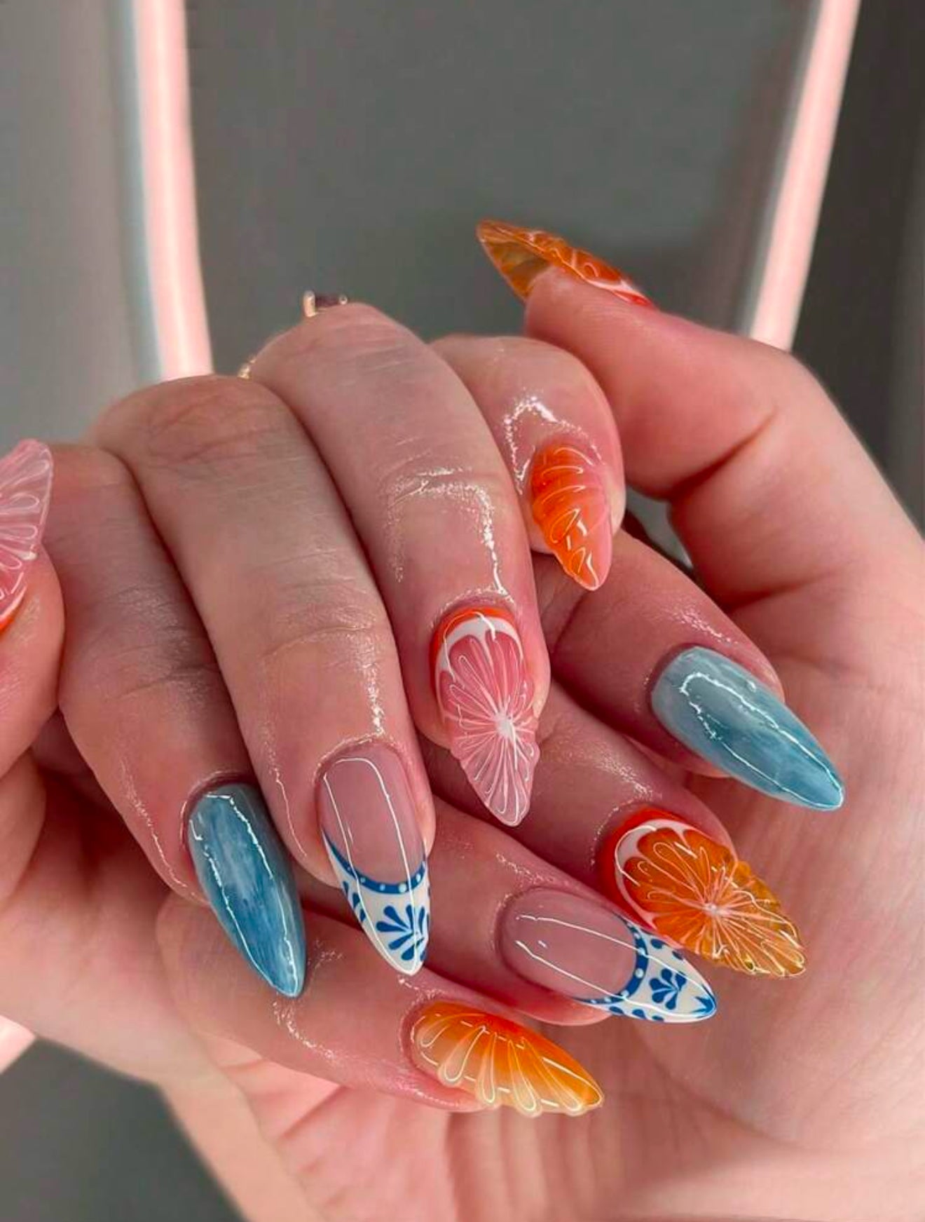 Coastal Citrus - Impress Me Nails