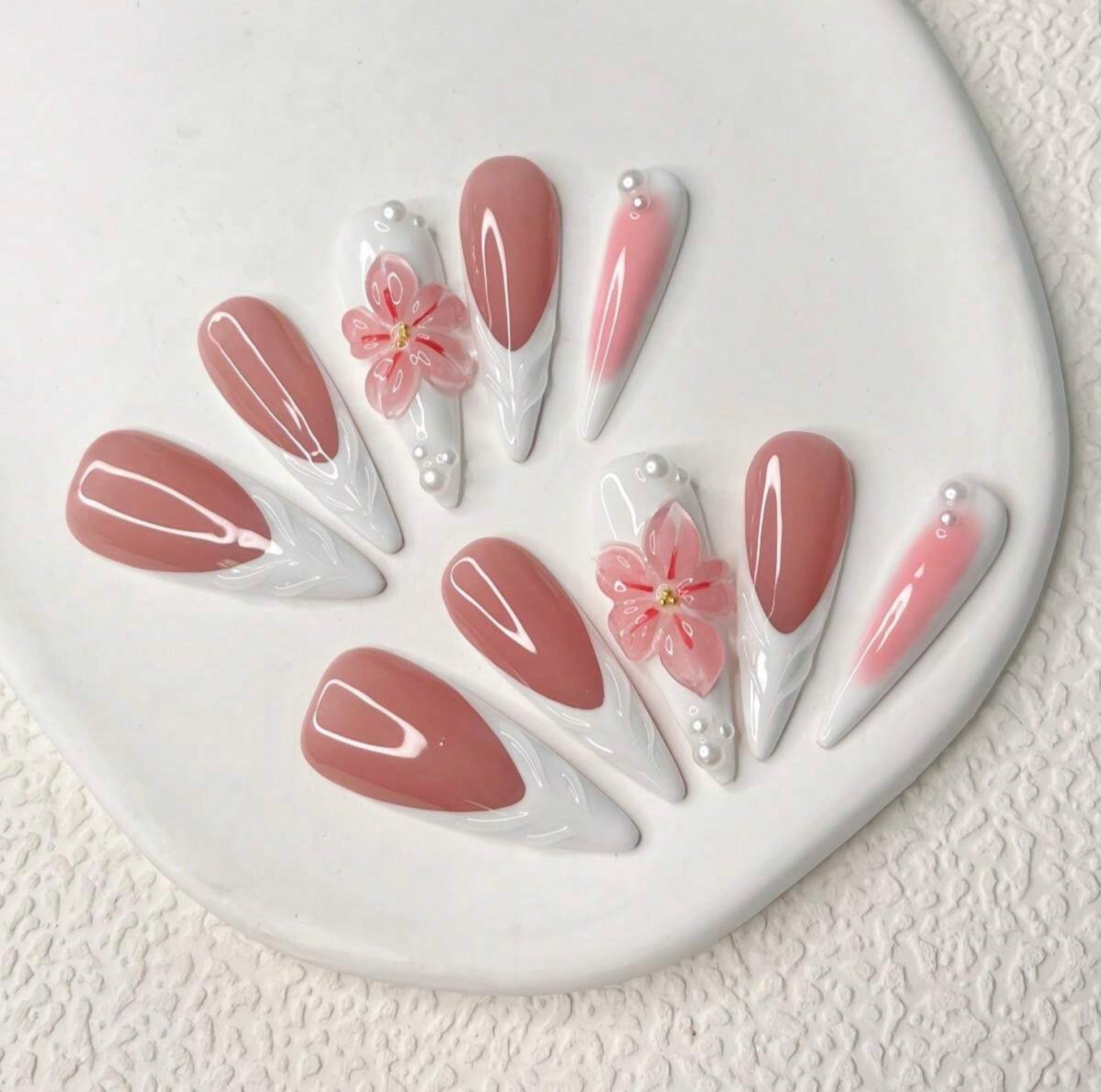 Pink Sakura - Impress Me Nails