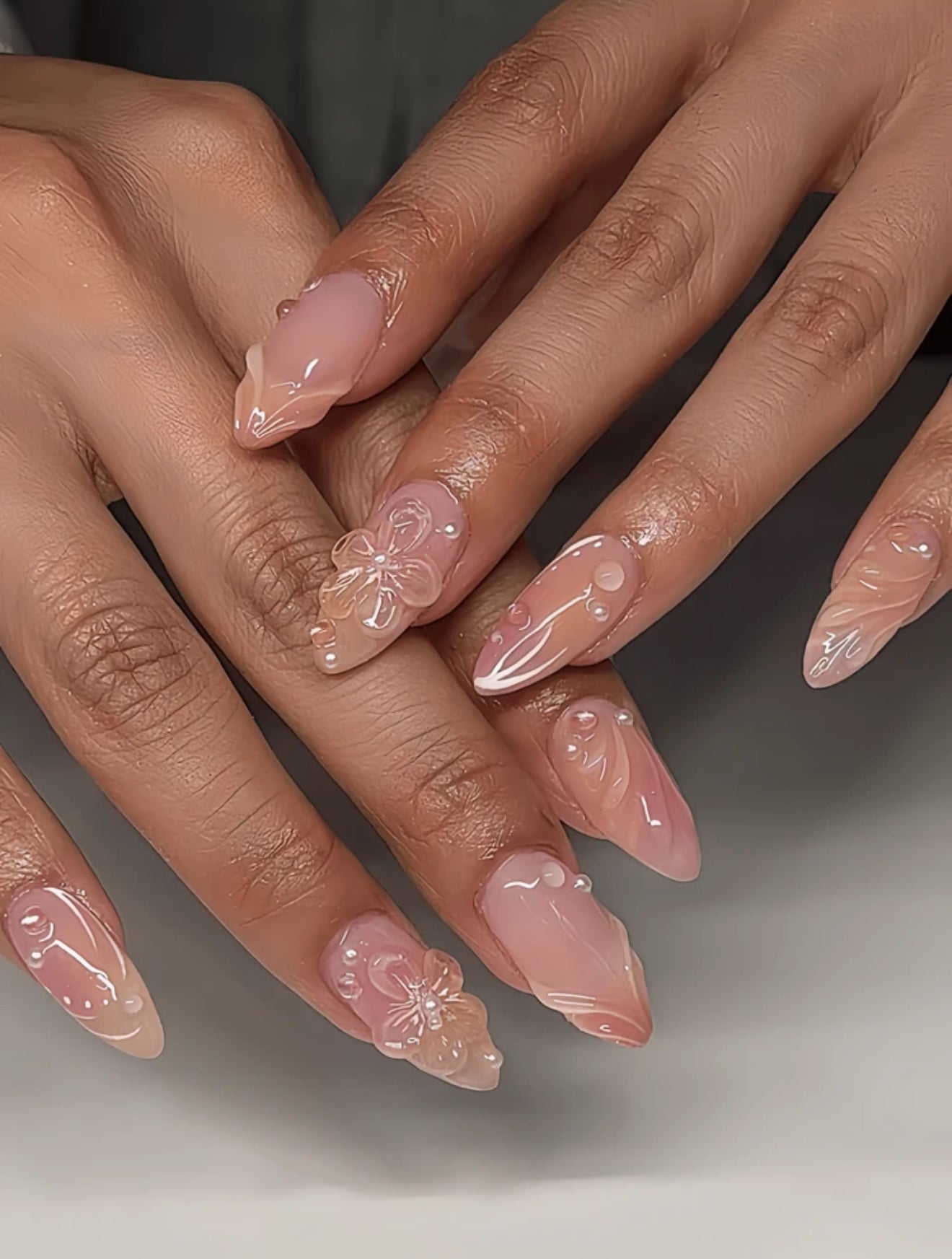 Peachy Blossom - Impress Me Nails