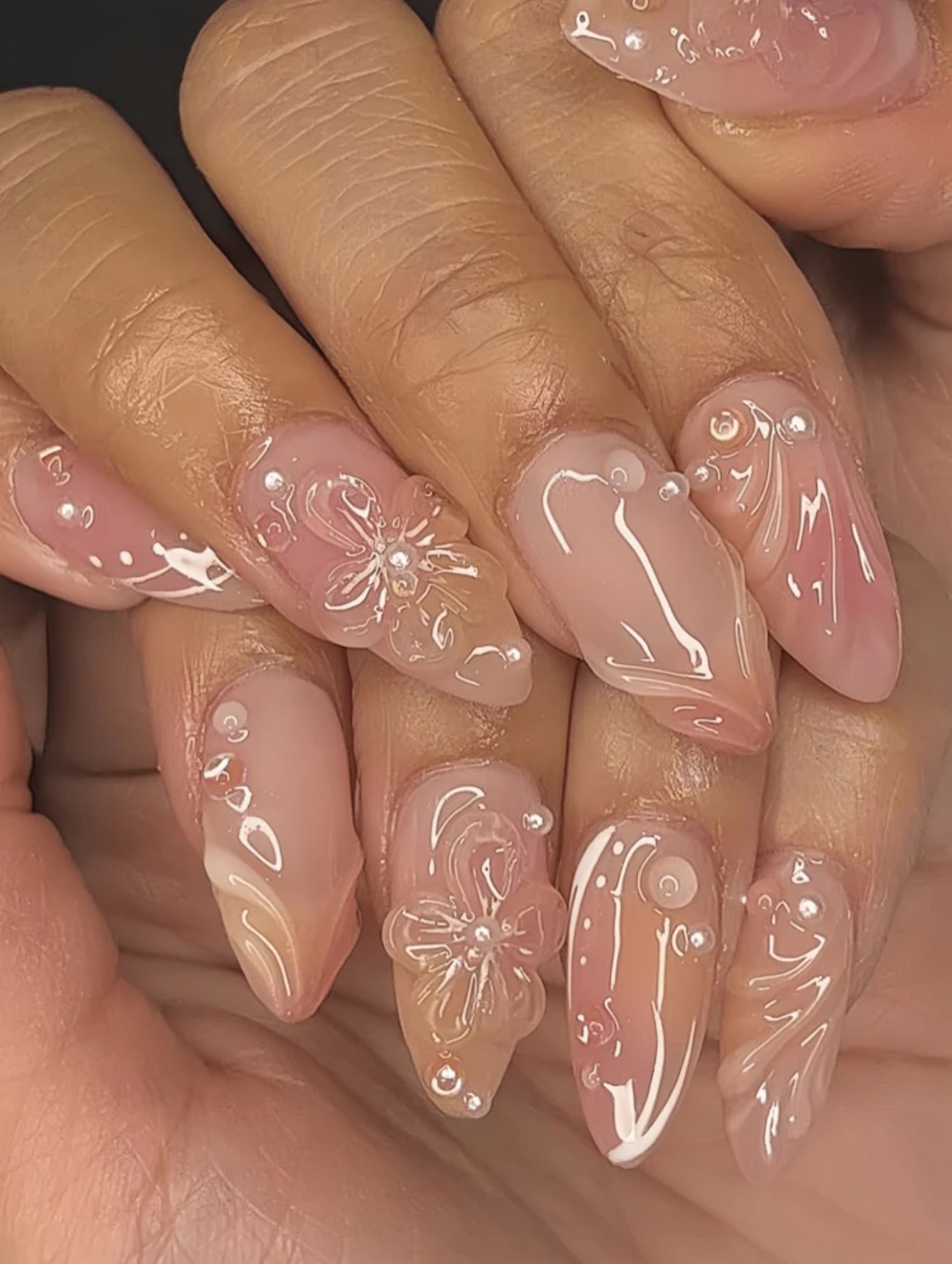 Peachy Blossom - Impress Me Nails