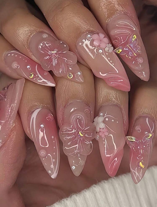 Pink Blossom - Impress Me Nails